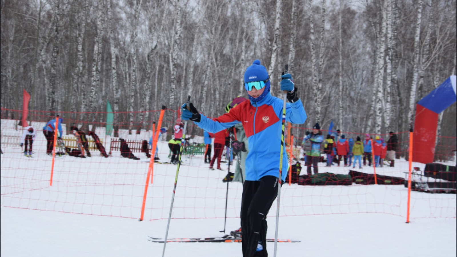 Соревнования по лыжным гонкам на призы чемпиона мира А. Тропникова